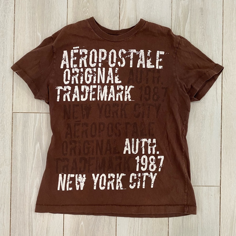 Brown Aeropostale Tee
